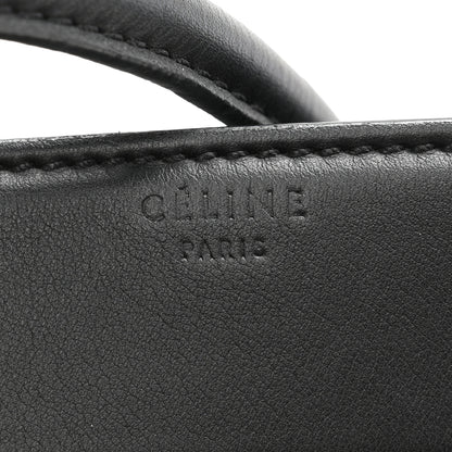 Celine Grained Calfskin Medium Phantom Luggage Black 6 of 11