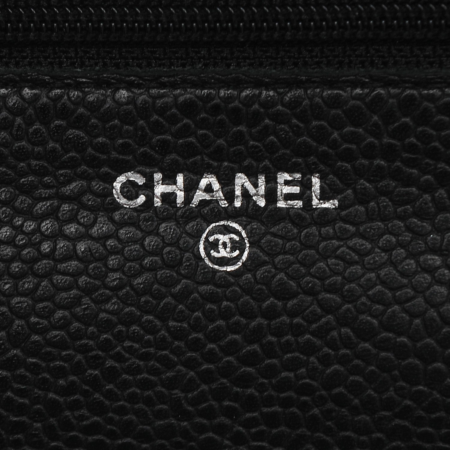 Chanel Caviar Quilted Wallet On Chain WOC Black 8 of 9