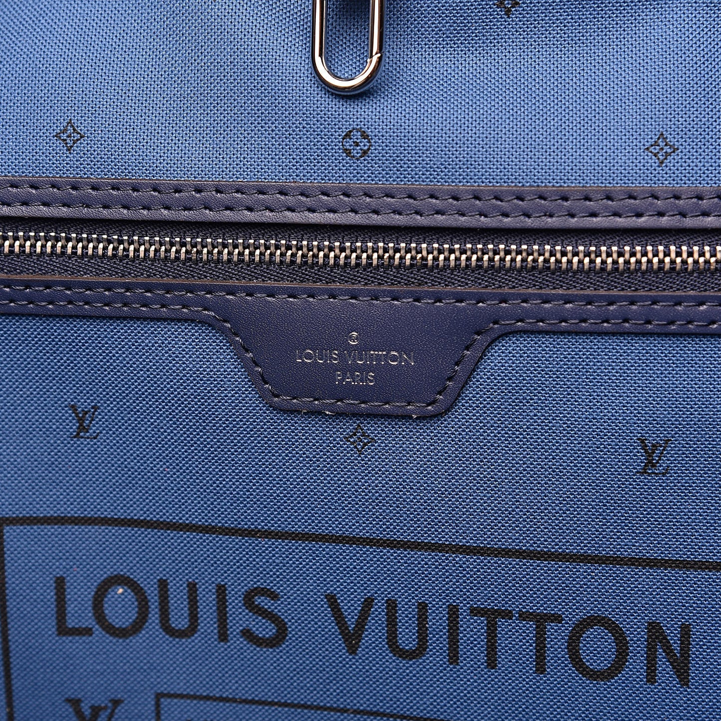 Monogram Escale Neverfull MM Blue