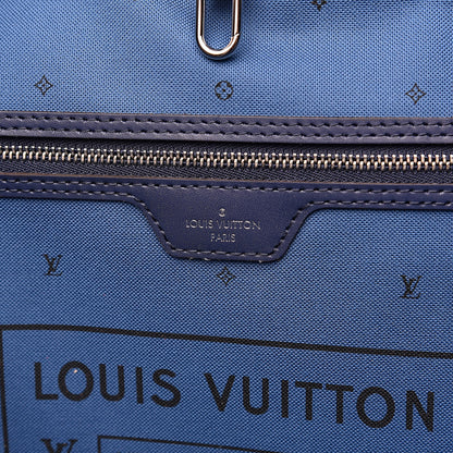 Louis Vuitton Monogram Escale Neverfull MM Blue 6 of 9