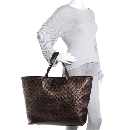 Gucci Guccissima Large Tote Bronze 2 of 7