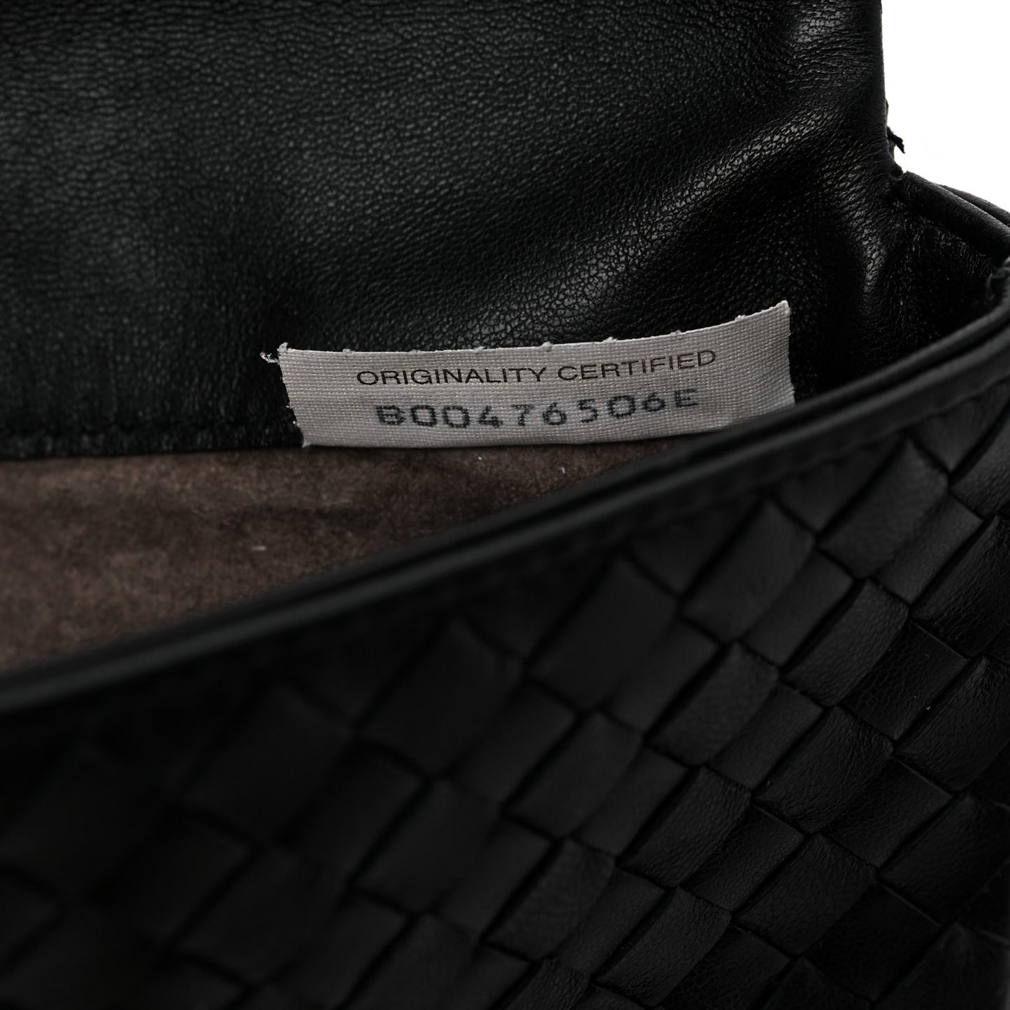 Nappa Intrecciato Turnlock Pouch Black