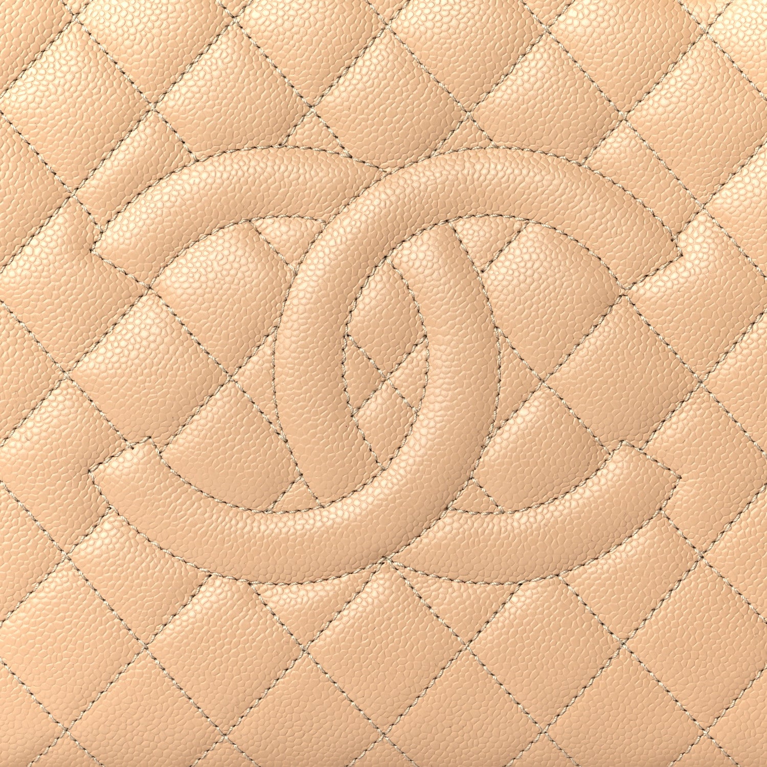 Chanel Caviar Quilted Grand Shopping Tote GST Beige 8 of 10