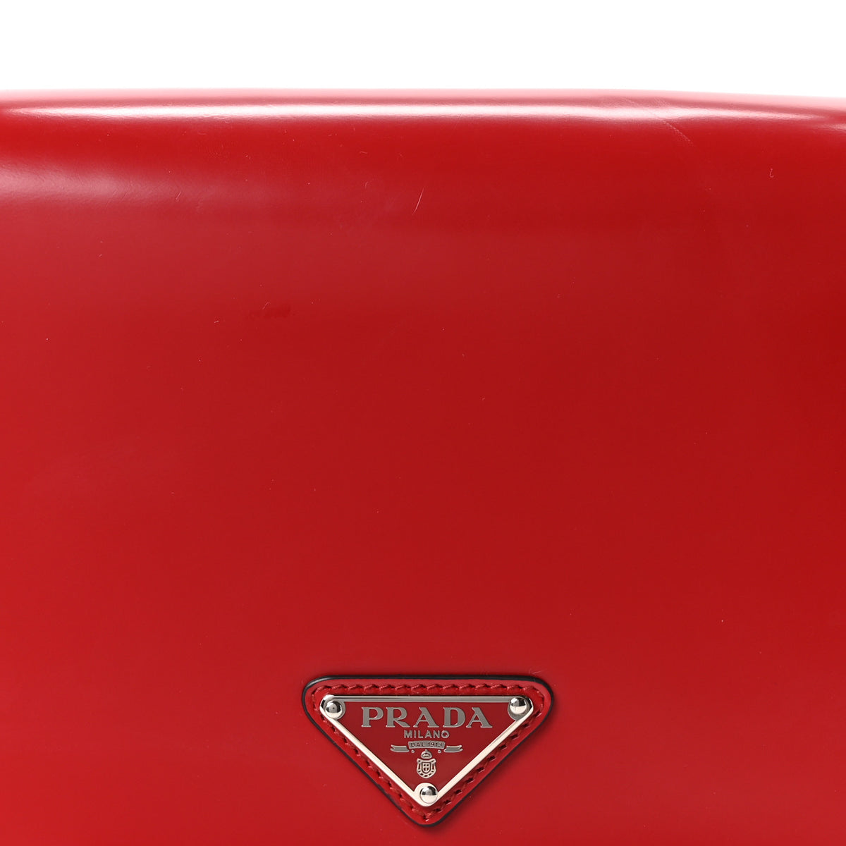Spazzolato Shoulder Bag Scarlatto