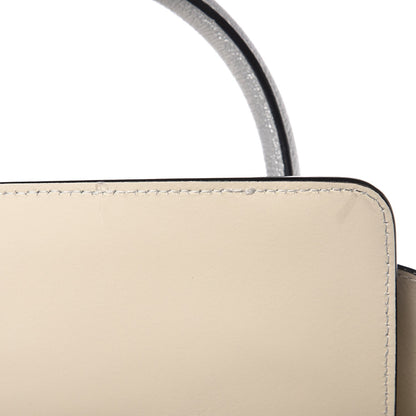Christian Dior Metallic Supple Grained Calfskin Medium Open Bar Tote Silver 8 of 8