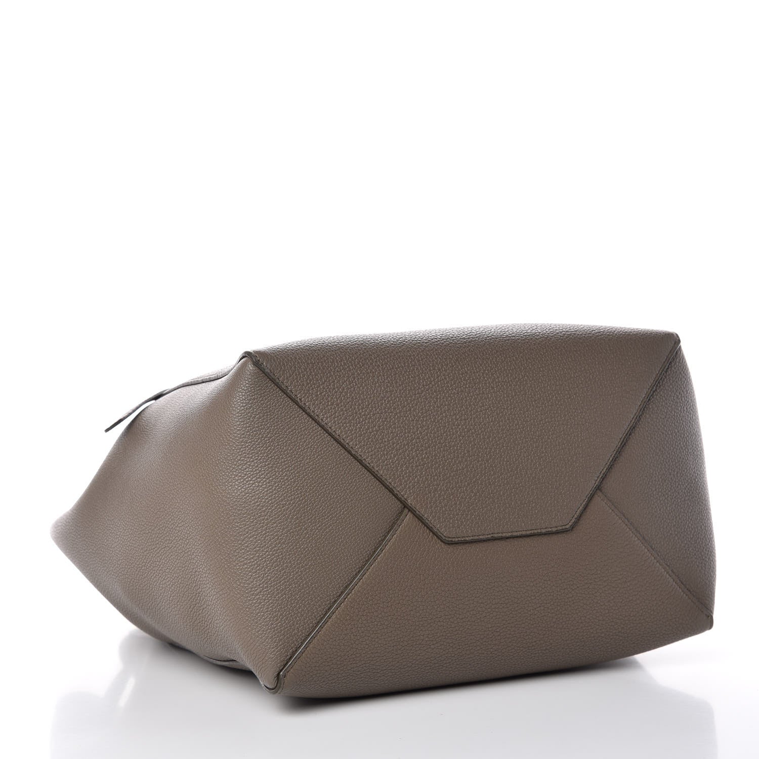 Celine Soft Grained Calfskin Small Belt Cabas Phantom Taupe 4 of 9