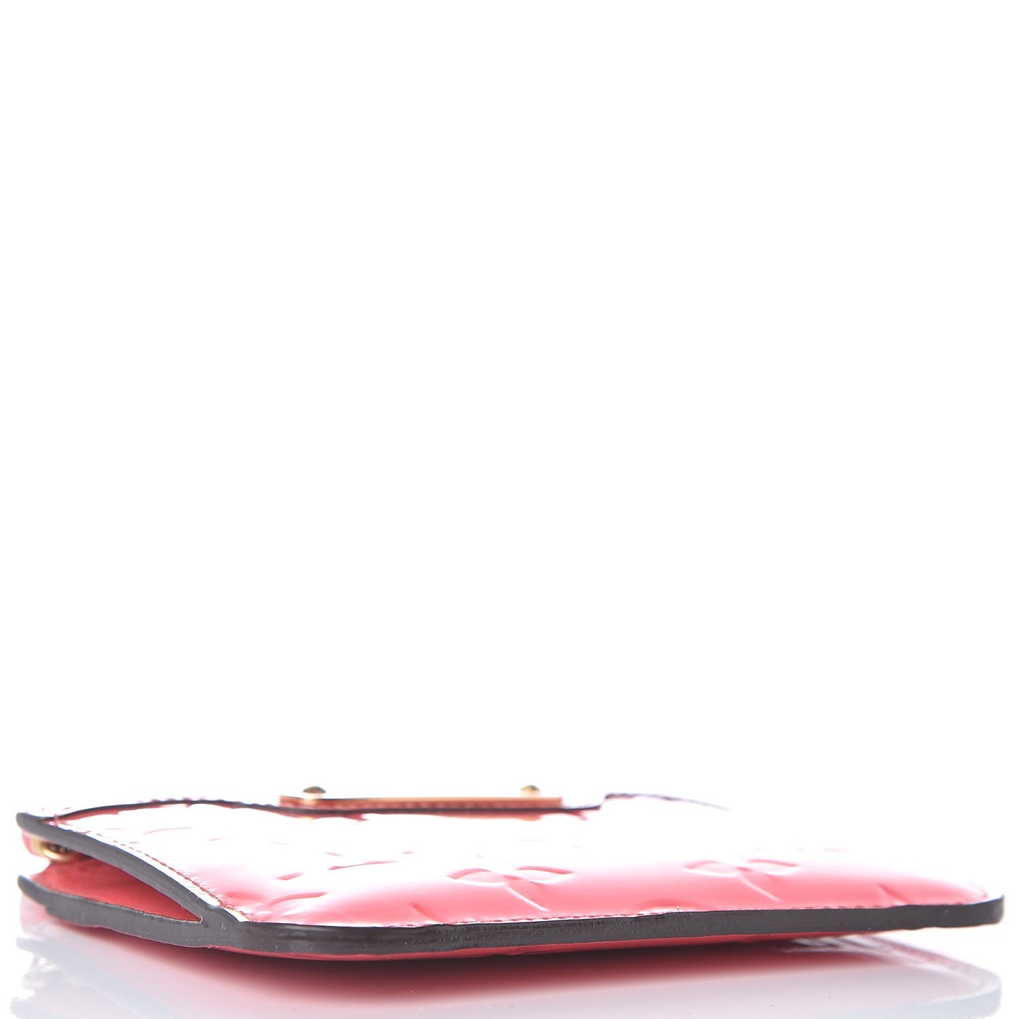 Vernis Key Pouch Rose Litchi