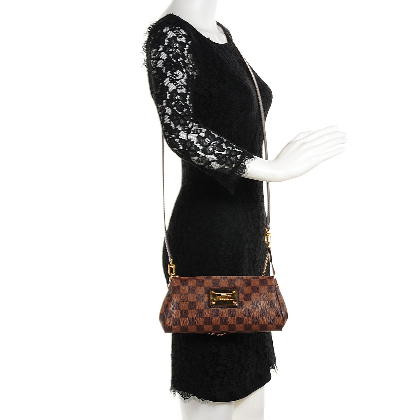 Damier Ebene Eva Clutch