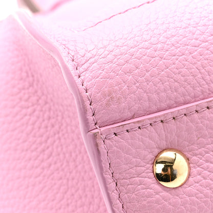 Salvatore Ferragamo Grained Calfskin Double Handle Small Amy Tote Pink 12 of 15