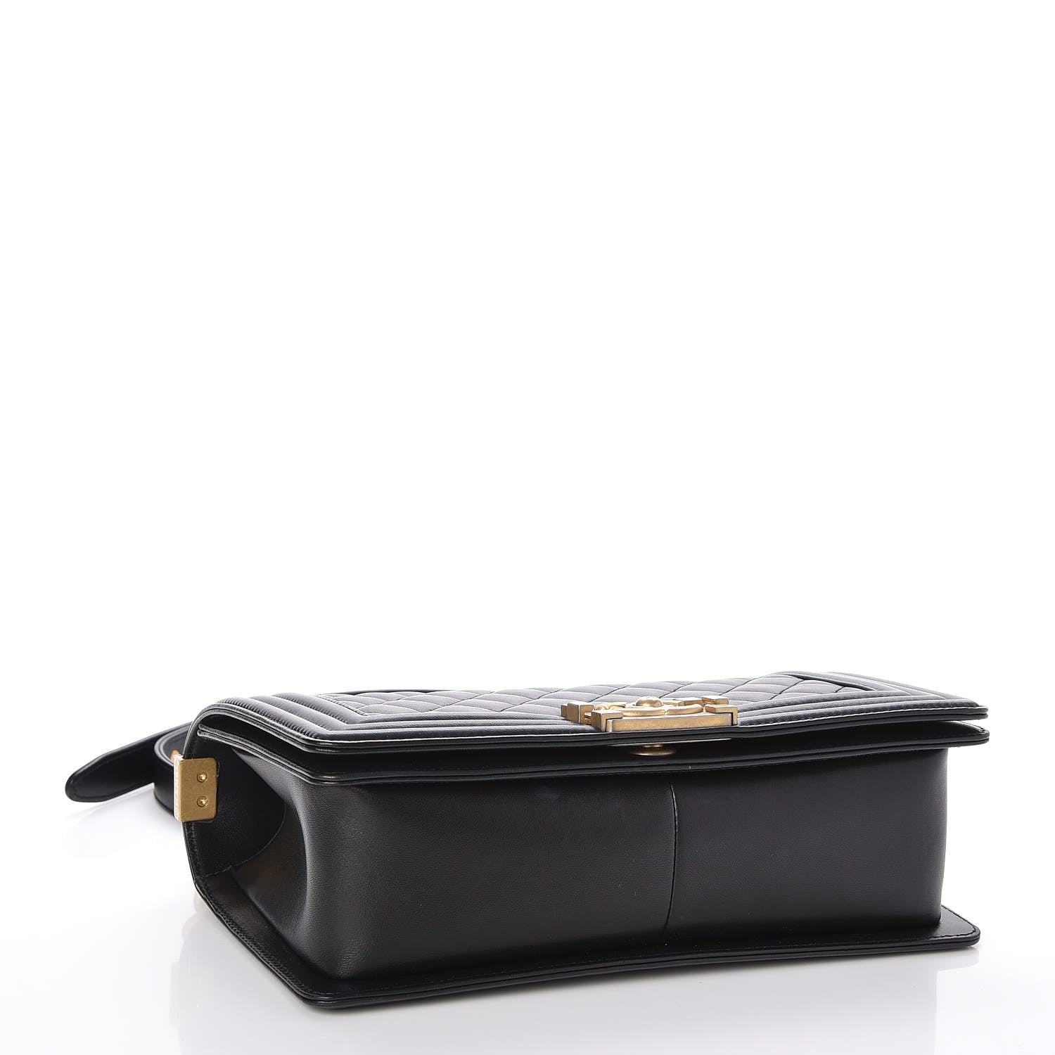 Chanel Lambskin Quilted Medium Boy Flap Black 4 of 8