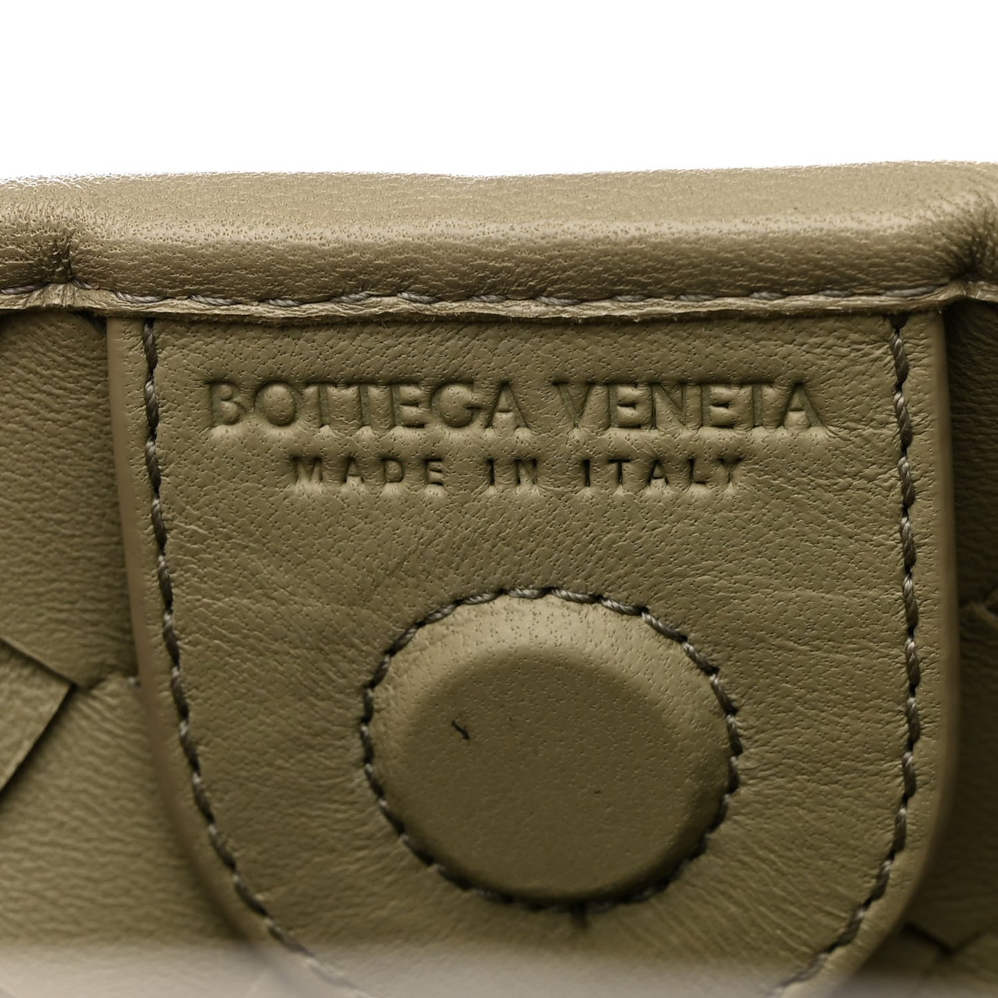 Nappa Intrecciato Medium Sardine Bag Travertine