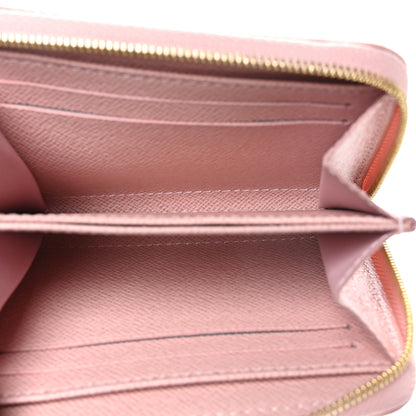 Louis Vuitton Damier Azur Zippy Coin Purse Rose Ballerine 5 of 8