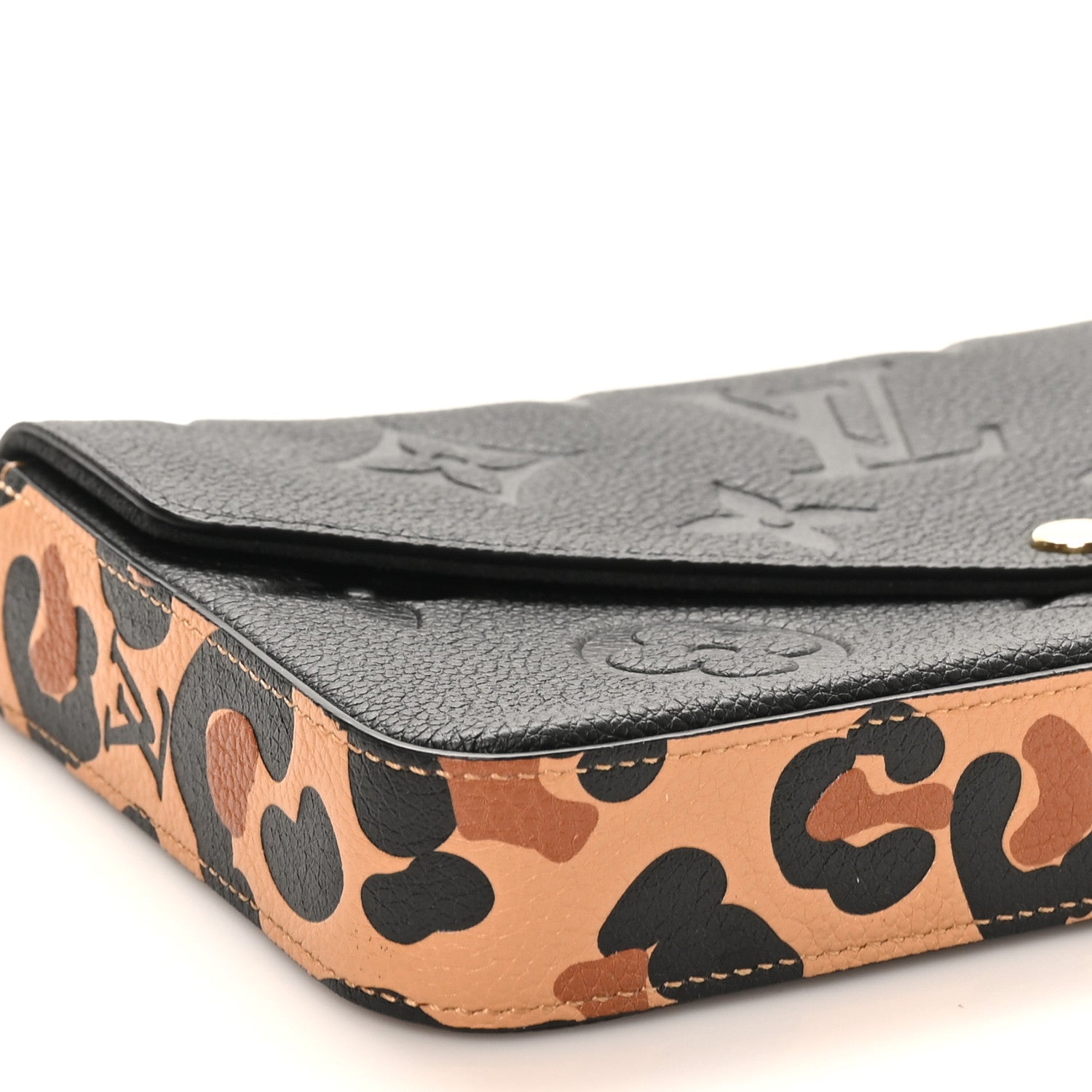 Louis Vuitton Empreinte Monogram Giant Wild At Heart Felicie Pochette Black 9 of 10