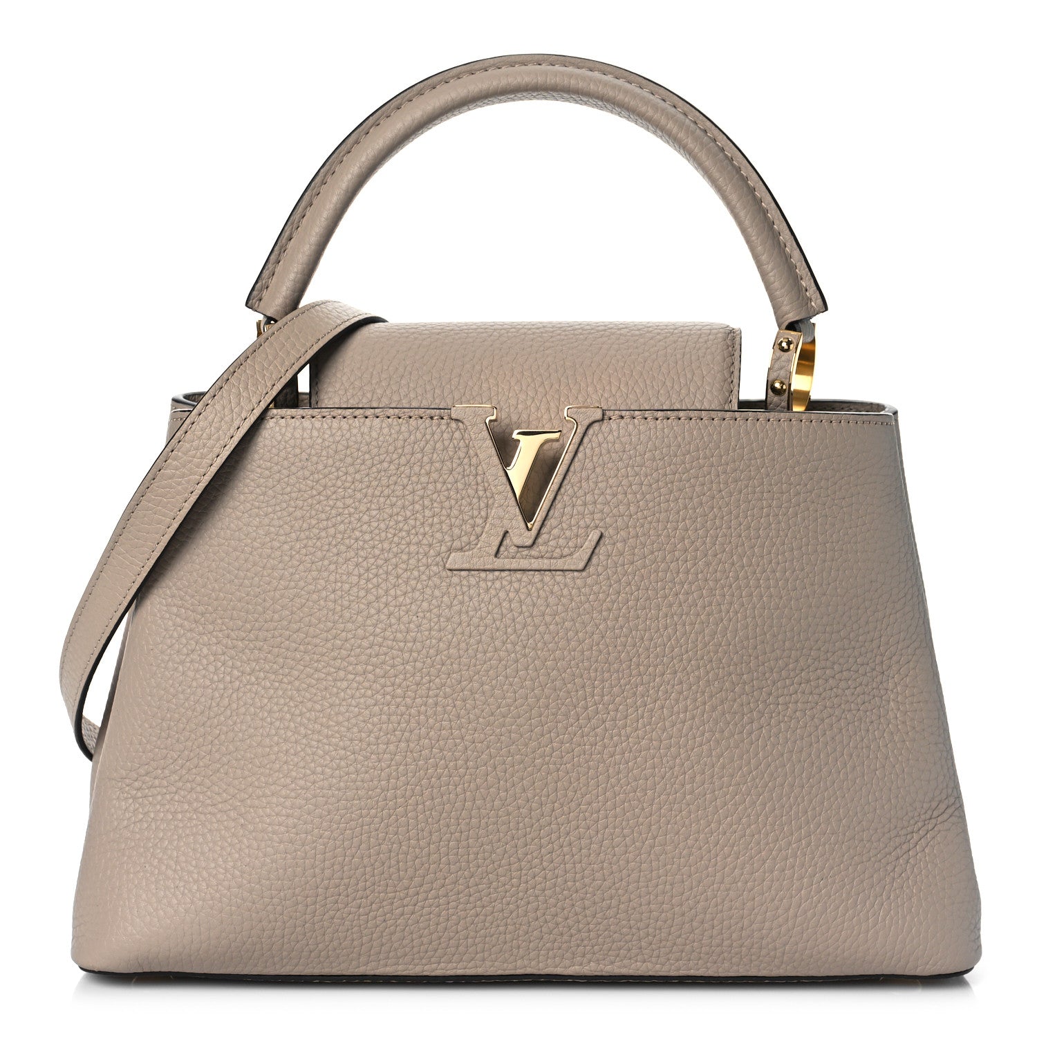 Louis Vuitton Taurillon Capucines PM Galet 1 of 8