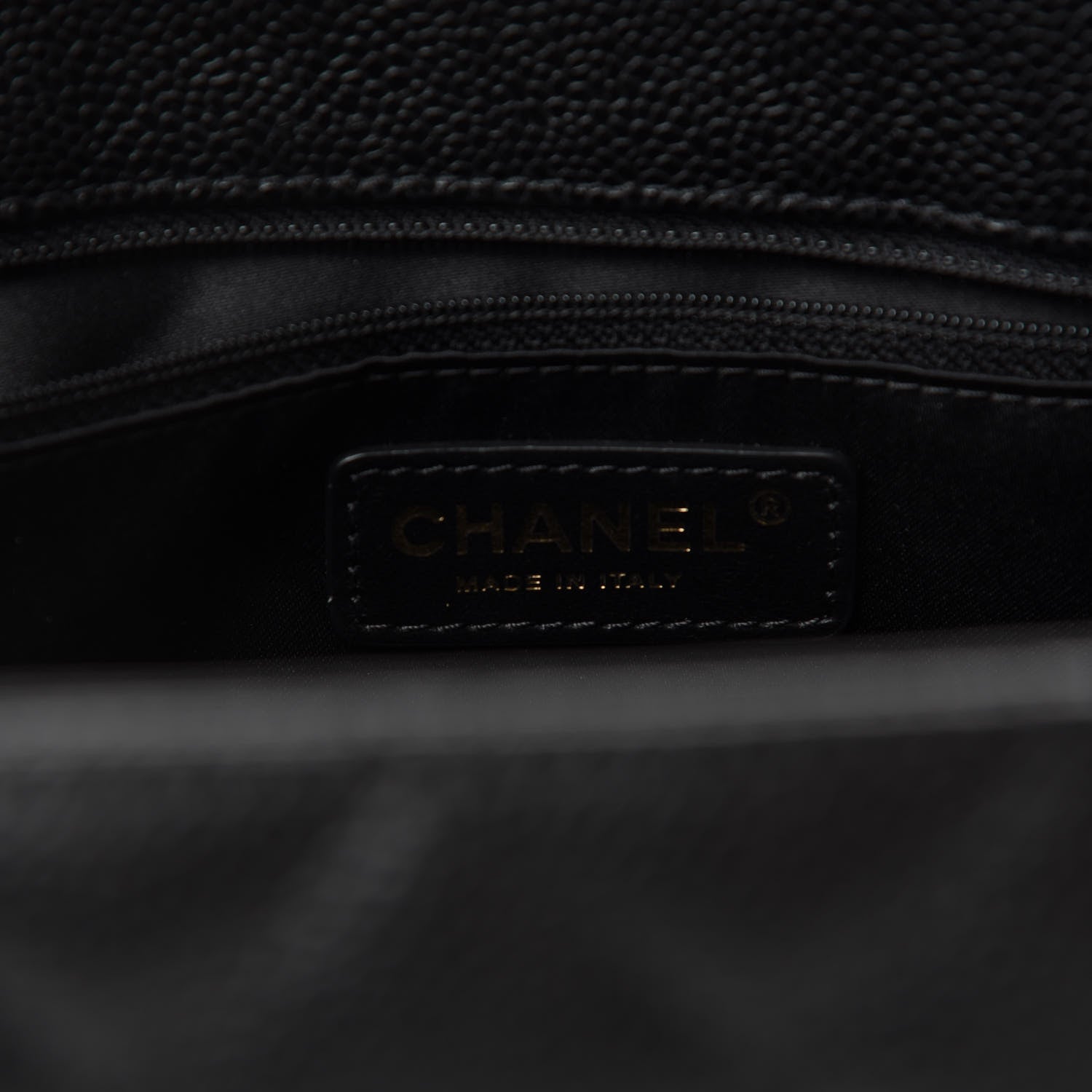 Chanel Caviar Quilted Grand Shopping Tote GST Black 10 of 12