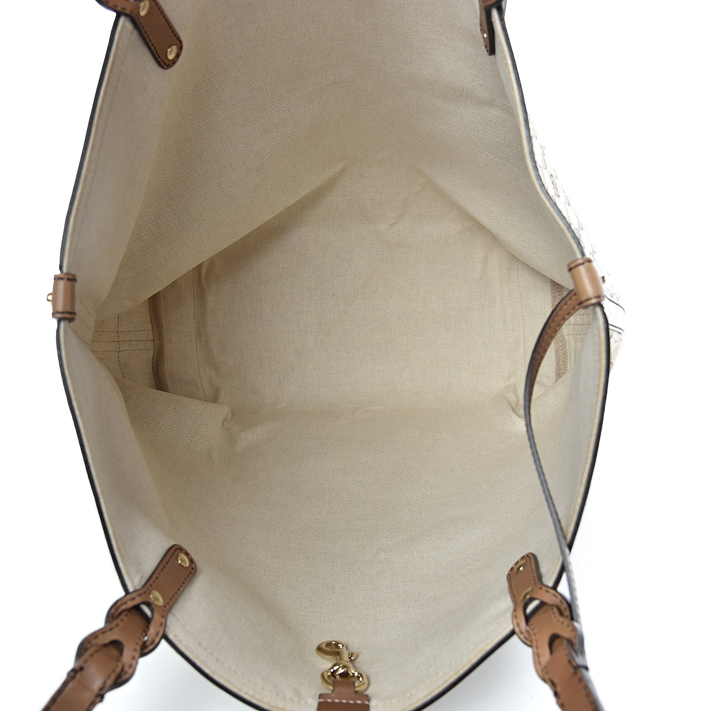 Monogram Large Craft Tote Light Brown