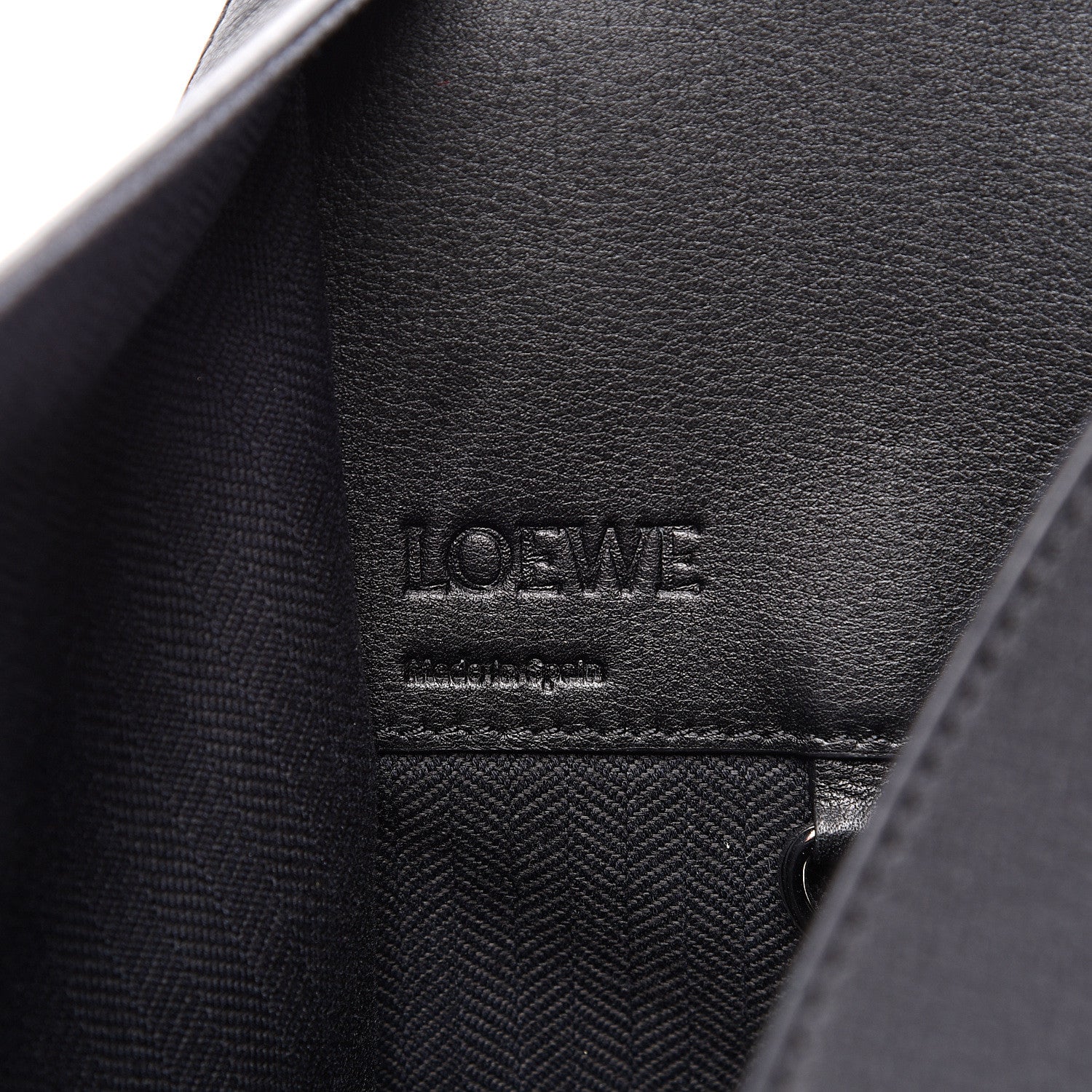 Loewe Calfskin Small Hammock Shoulder Bag Black 5 of 11