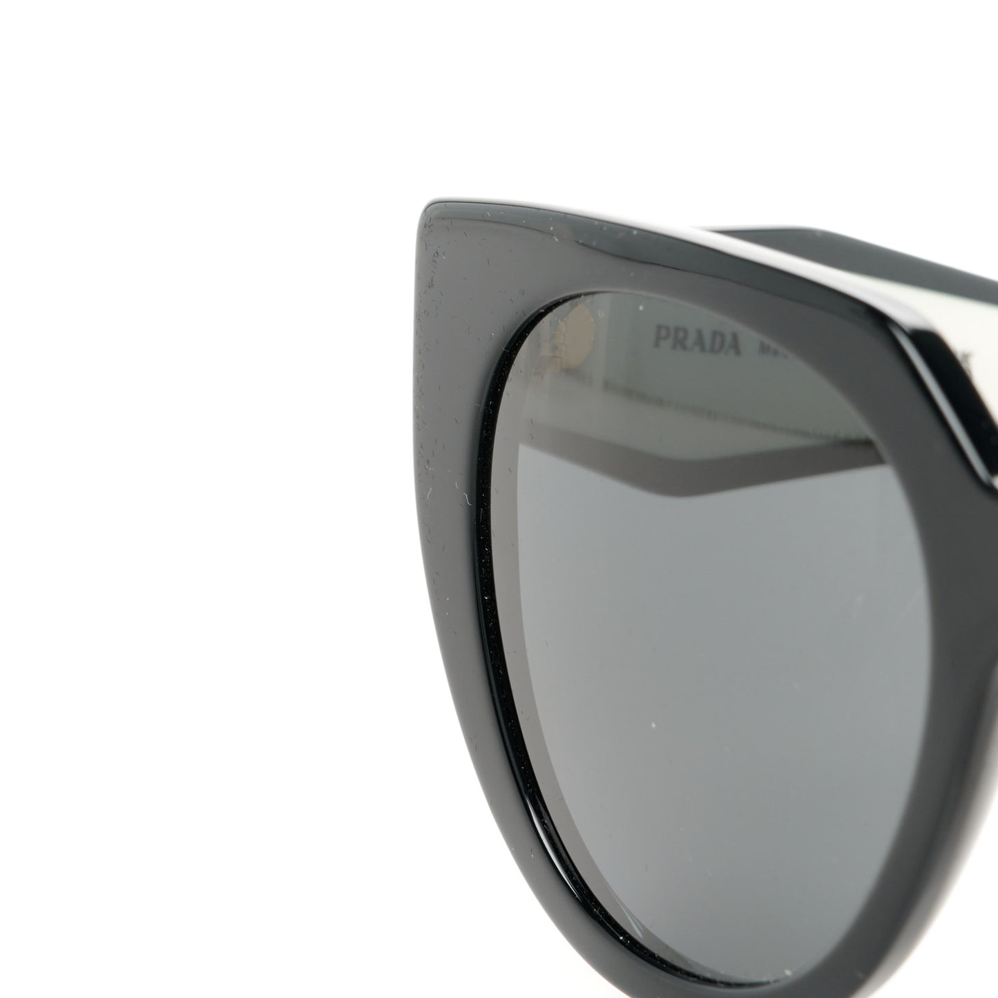 Acetate Sunglasses SPR 14W Black White