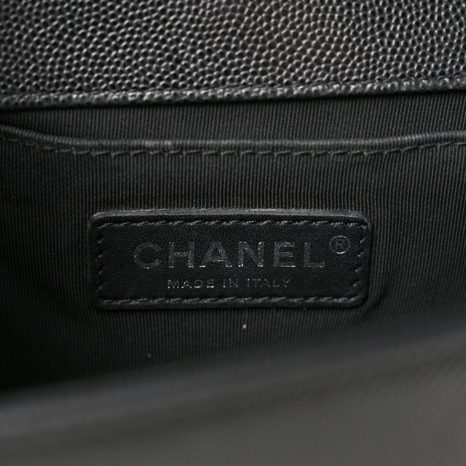 Chanel Caviar Quilted Medium Boy Flap Black 6 of 10