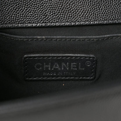 Chanel Caviar Quilted Medium Boy Flap Black 6 of 10