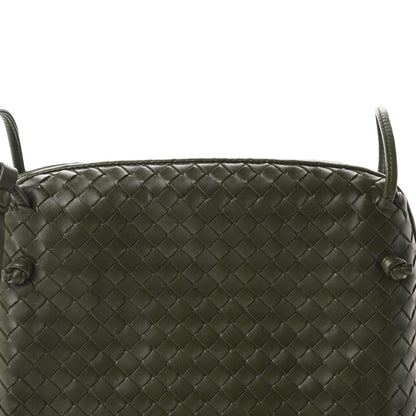 Bottega Veneta Nappa Intrecciato Nodini Crossbody Messenger Moss 9 of 10