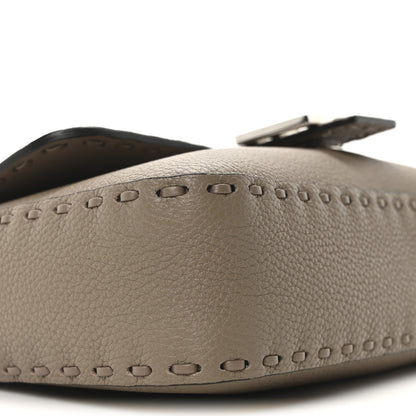 Fendi Cuoio Roma Sellerissima Nappa Sintetica Tape Stitch Baguette Corda 8 of 9