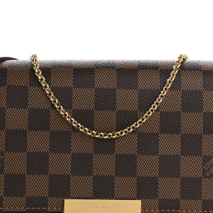 Louis Vuitton Damier Ebene Favorite MM 8 of 10