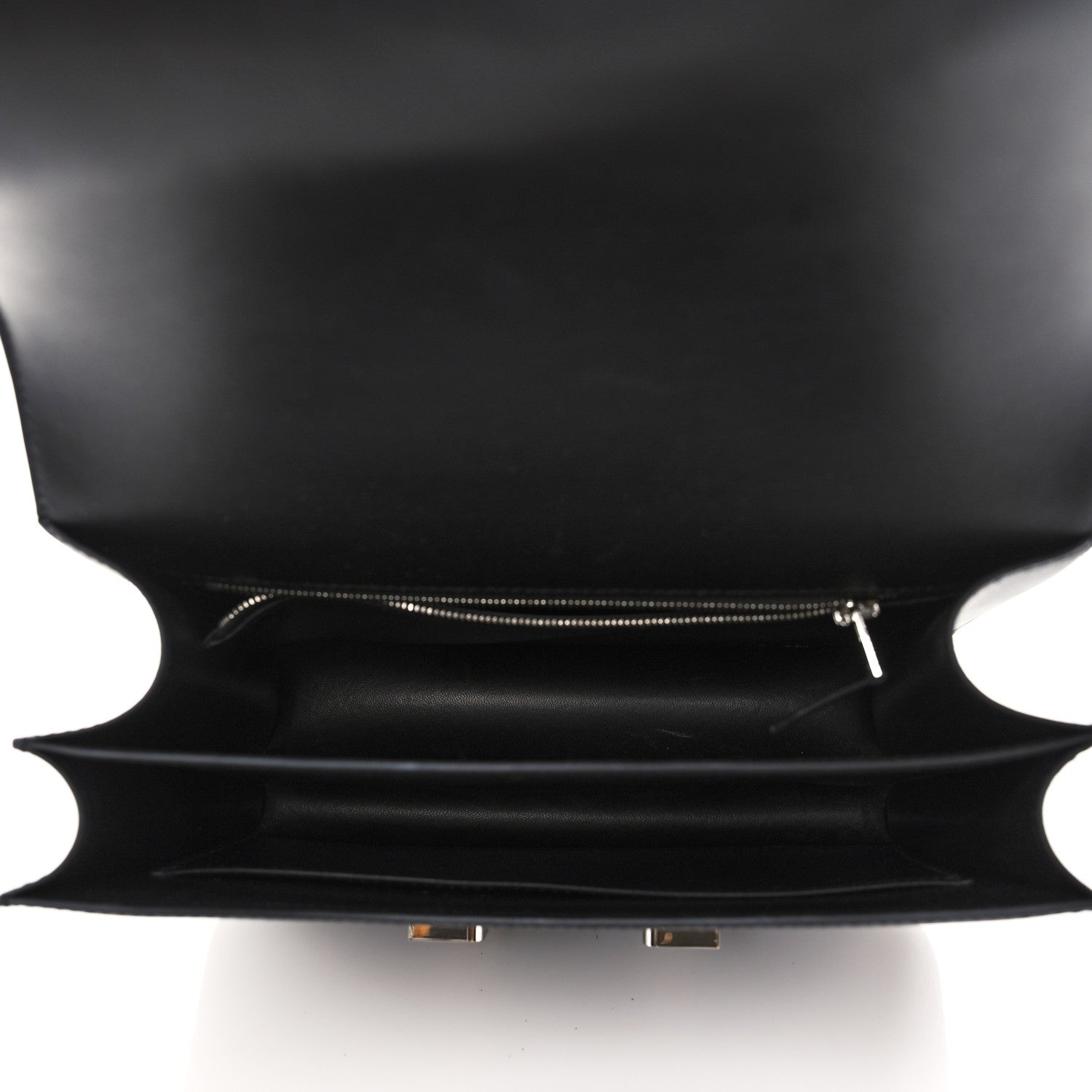Hermes Madame Calfskin Lizard Constance 24 Black Ombre 5 of 10