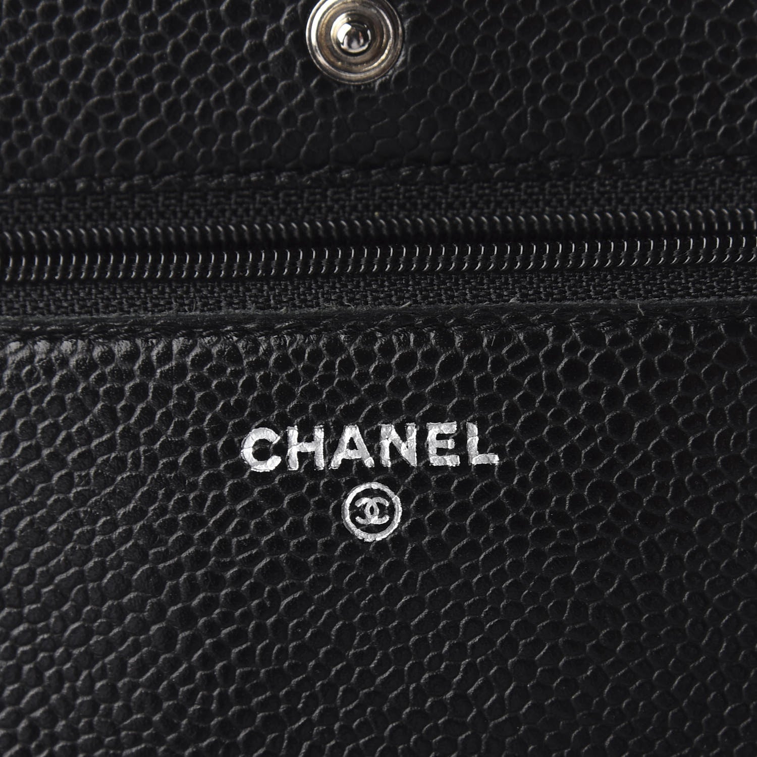 Chanel Caviar Quilted Wallet On Chain WOC Black 8 of 9