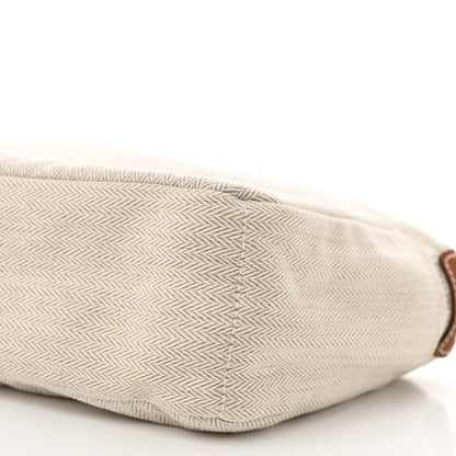 Hermes Canvas Barenia Fourbi 20 PM Pouch Naturel Fauve 10 of 10