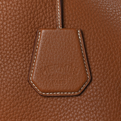 Hermes Taurillon Clemence Silkycity 33 Gold 6 of 8