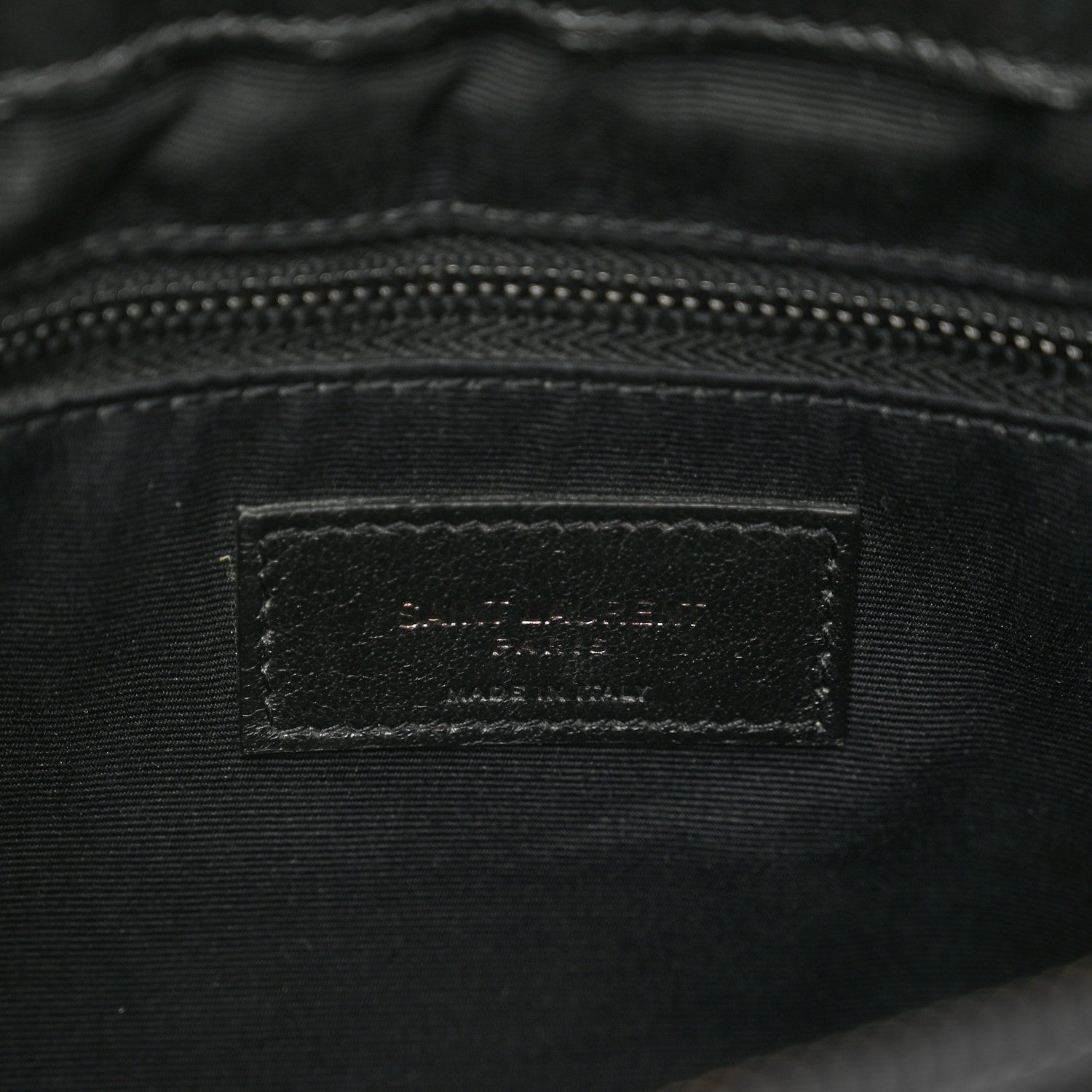 Saint Laurent Calfskin Y Quilted Monogram Monochrome Medium Loulou Chain Satchel Black 7 of 11