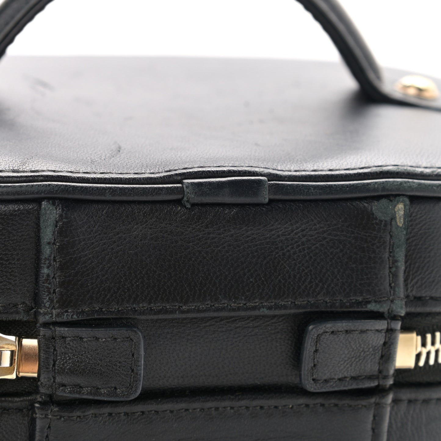Lambskin Timeless Vanity Cosmetic Case Black
