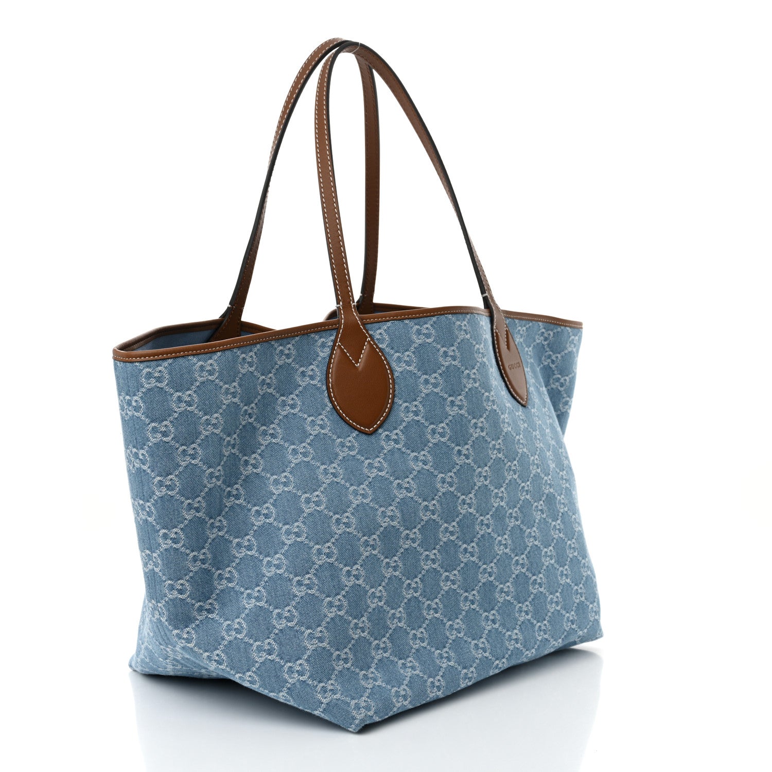 GUCCl デニム トートバッグ GUCCI Pre-owned Blue Denim Craft Tote Bag | eBay