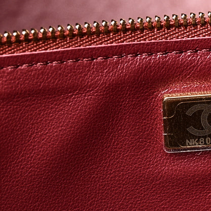 Chanel Grained Calfskin Souplissimo Maxi Flap Burgundy 7 of 11