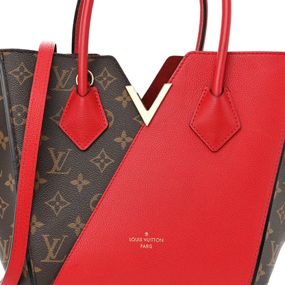 Louis Vuitton Calfskin Monogram Kimono Tote PM Cherry 8 of 10