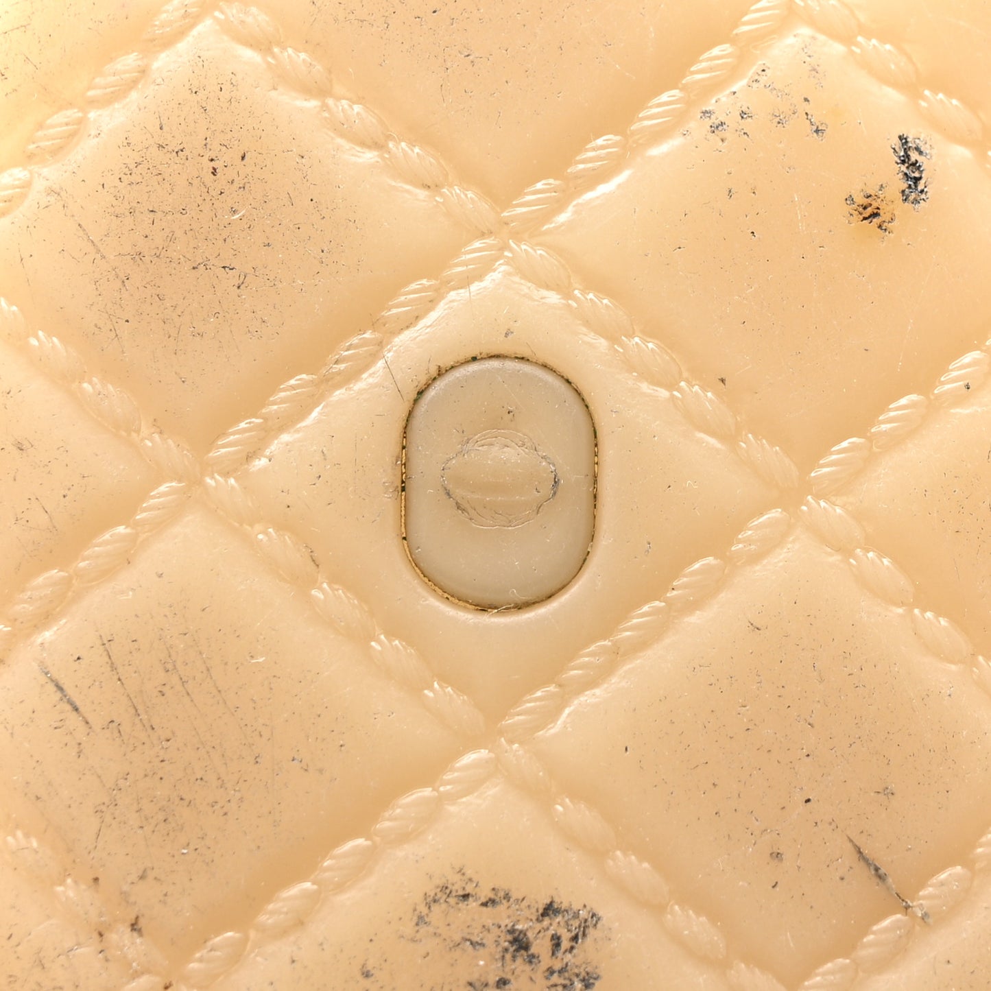 Jelly Camellia Thong Sandals 37 Beige