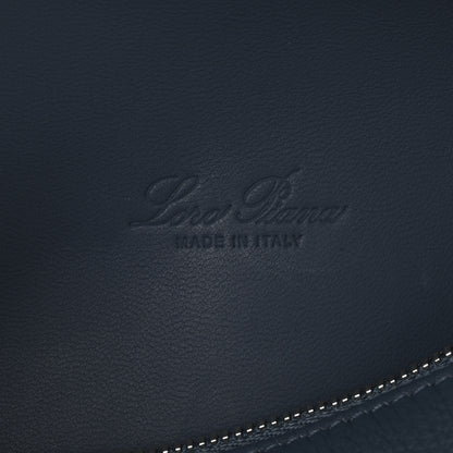 Loro Piana Grained Calfskin L19 Extra Pocket Pouch Cloud Sky 6 of 9
