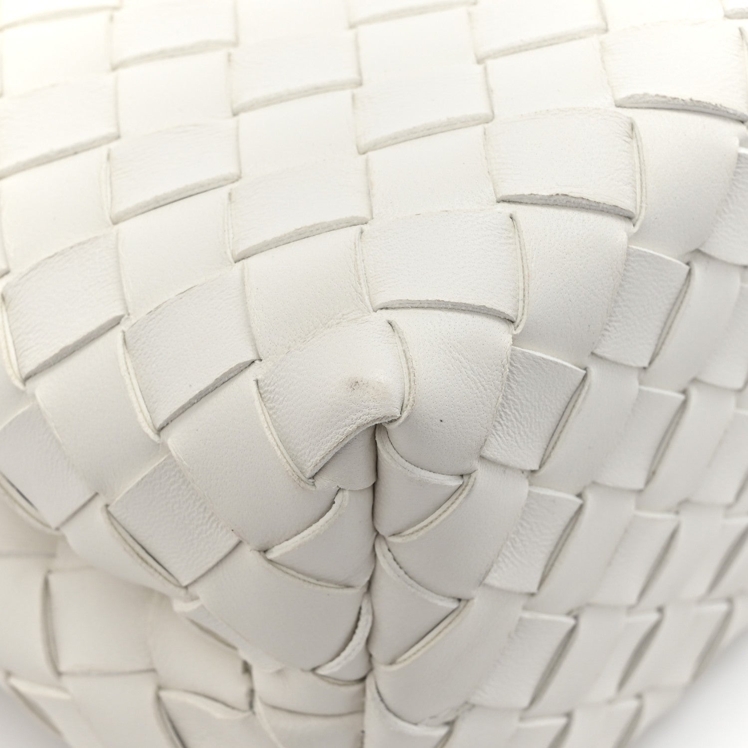 Bottega Veneta Nappa Intrecciato Small East West Andiamo Shoulder Bag White 11 of 15