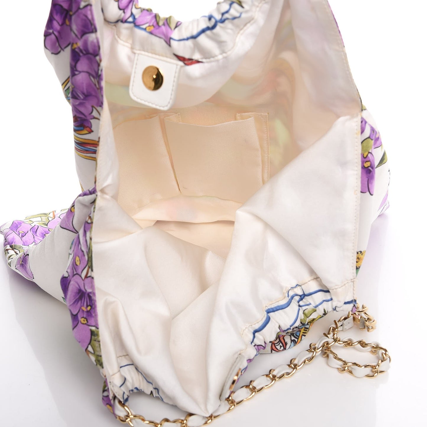 Silk Printed Anita Tote Multicolor