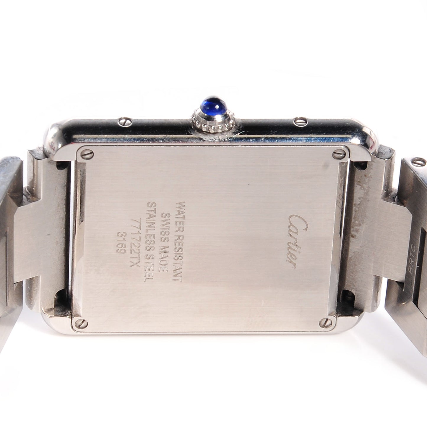 Stainless Steel 24mm Tank Solo Quartz Watch
