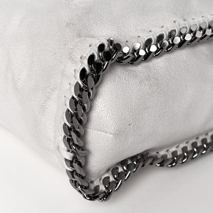 Stella McCartney X ED CURTIS Shaggy Deer Logo Embroidered Large Falabella Chalk 11 of 13