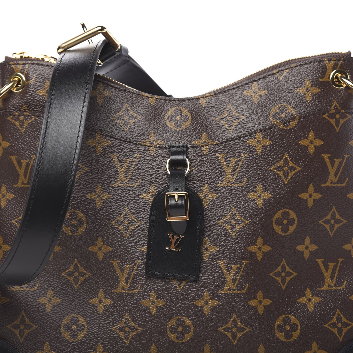Louis Vuitton Monogram Odeon MM Black 7 of 9
