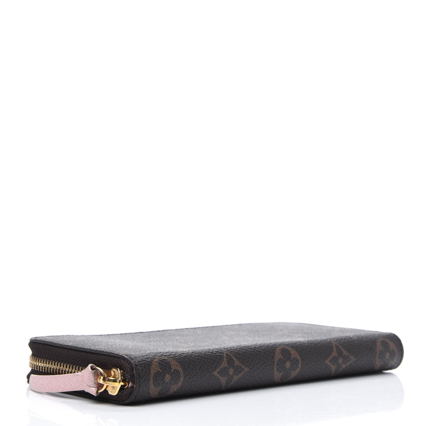 Monogram Clemence Wallet Rose Ballerine