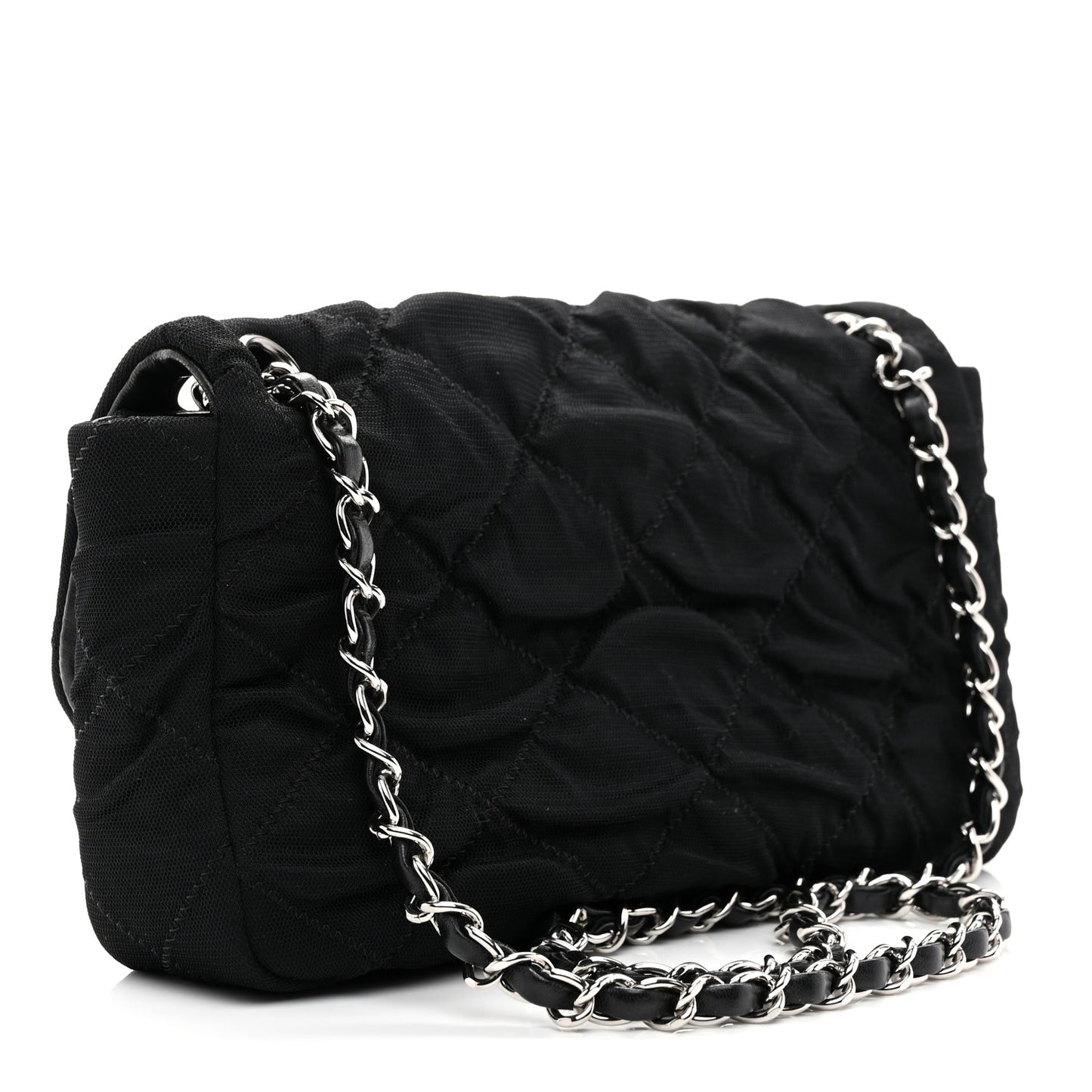 Fabric Quilted Le Marais Flap Black