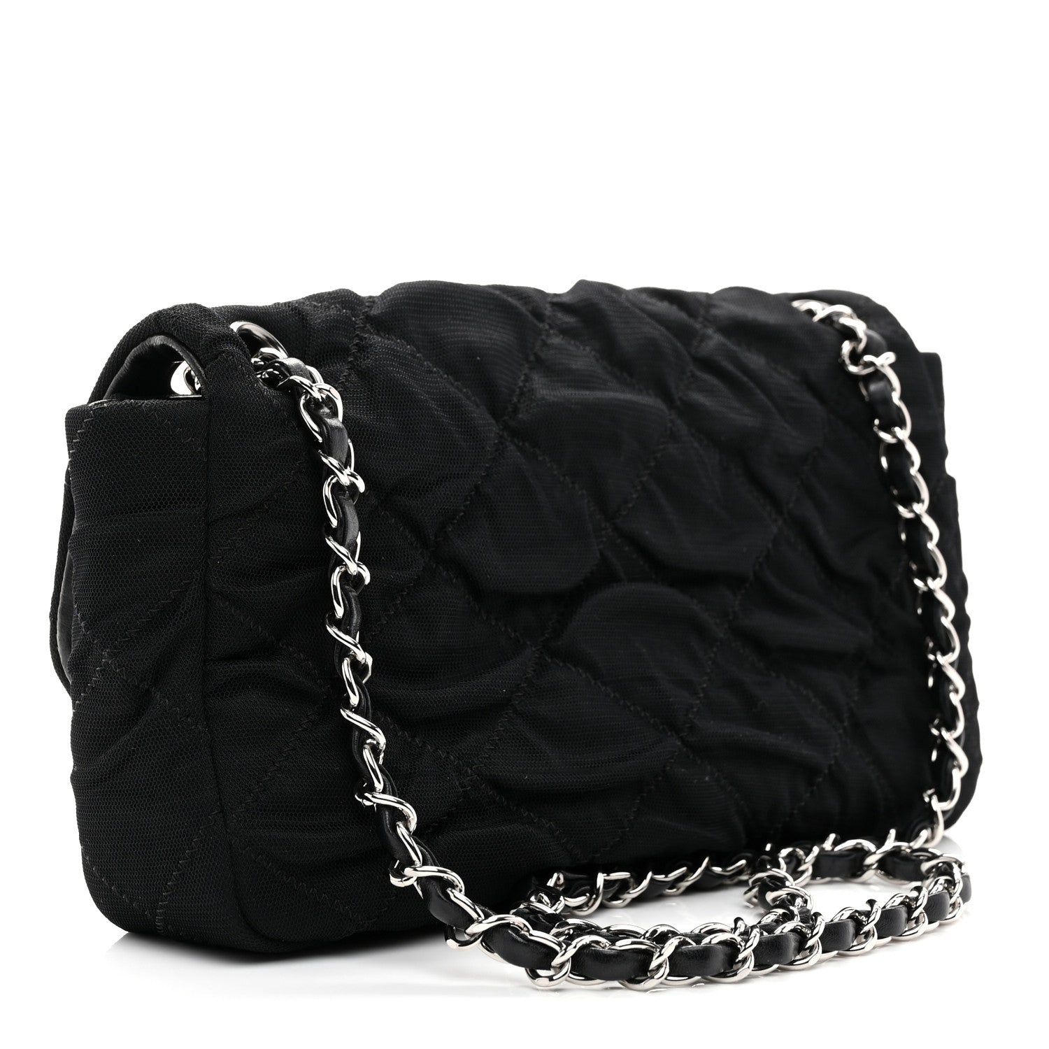 Chanel Fabric Quilted Le Marais Flap Black 3 of 10