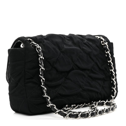 Chanel Fabric Quilted Le Marais Flap Black 3 of 10