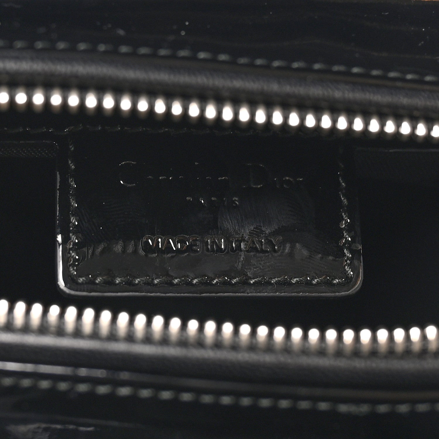 Christian Dior Patent Cannage Medium Lady Dior Black 6 of 10