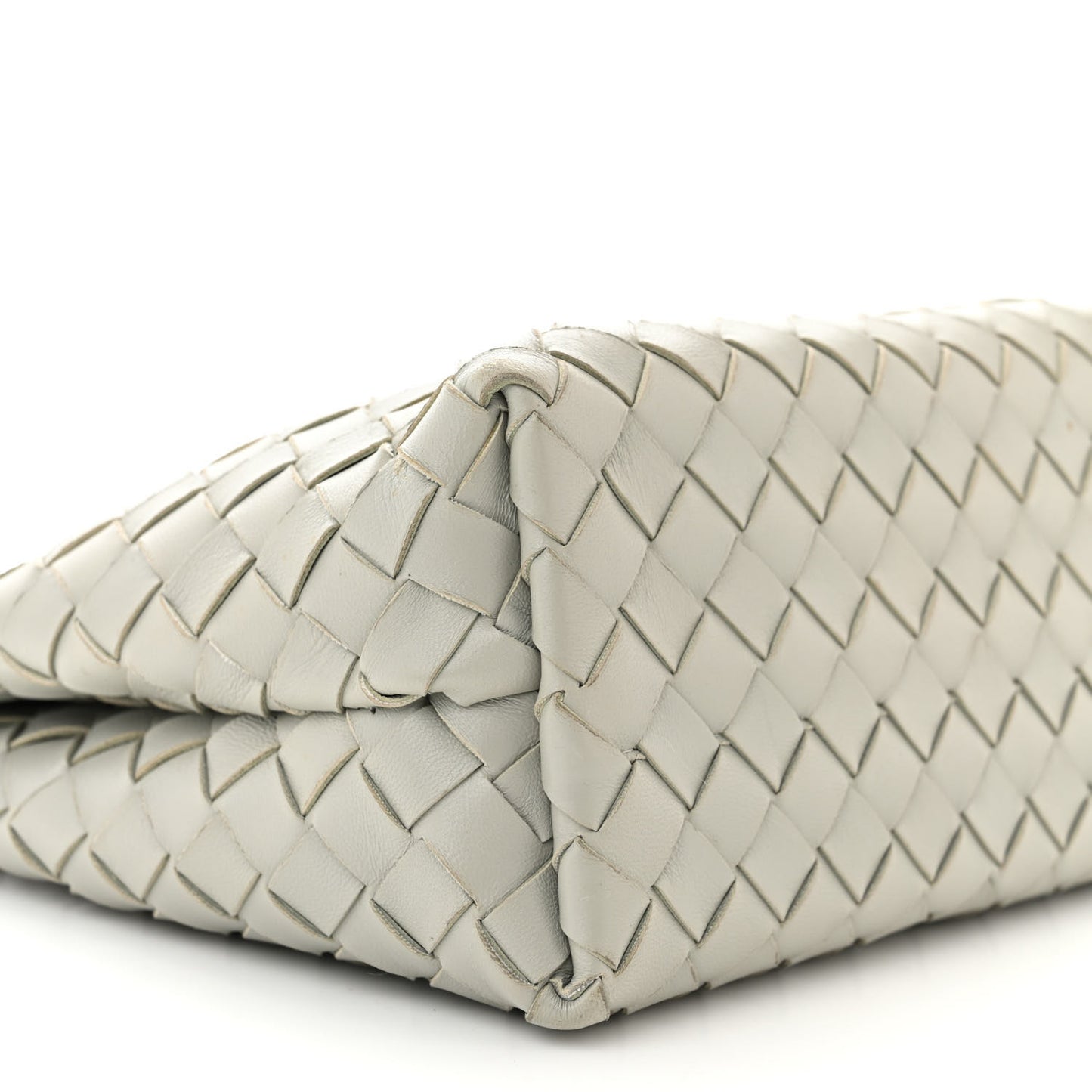 Nappa Intrecciato Small Andiamo Shoulder Bag Agate Grey