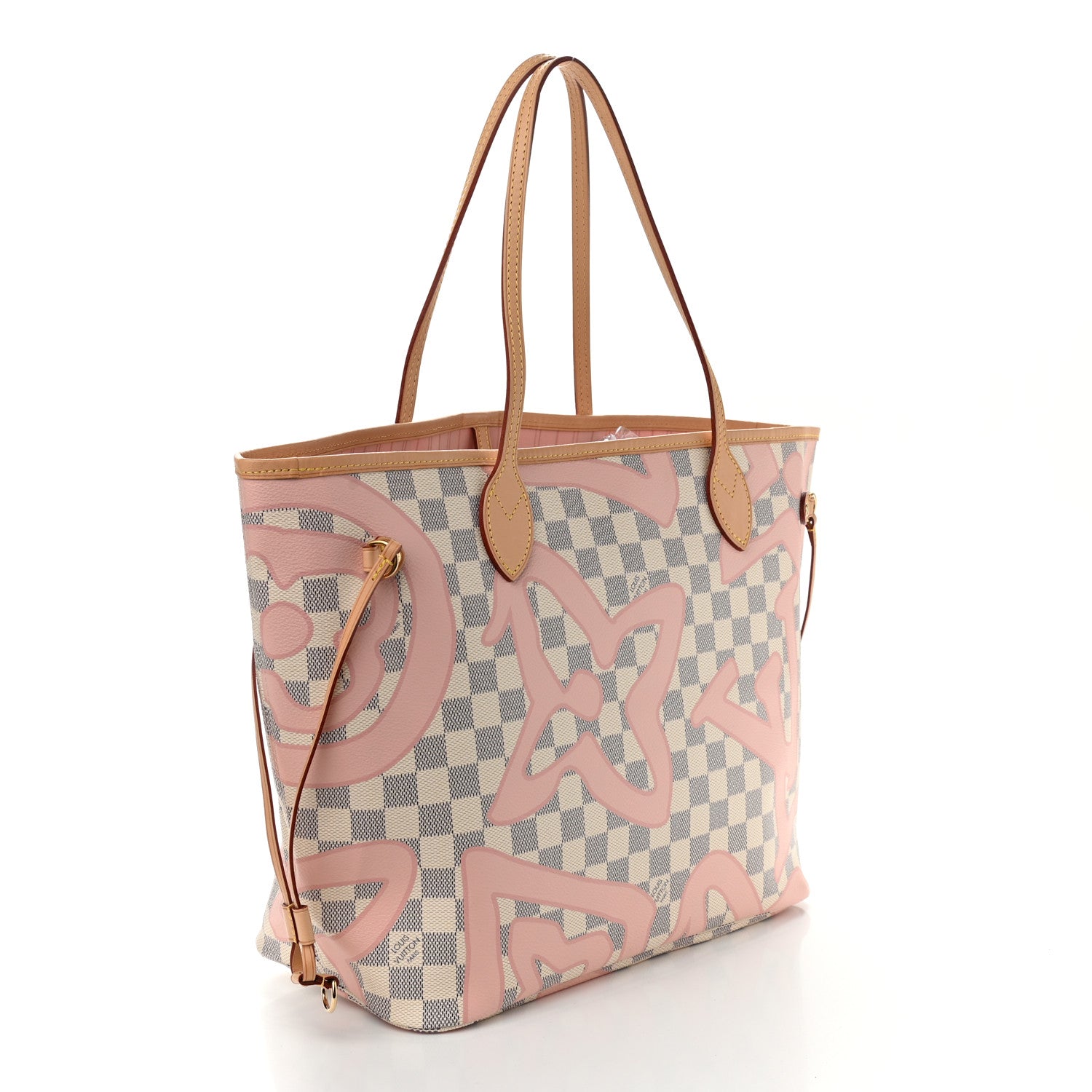 Louis Vuitton Damier Azur Tahitienne Neverfull MM 3 of 10